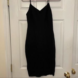 Black Body Con Sleveless Dress